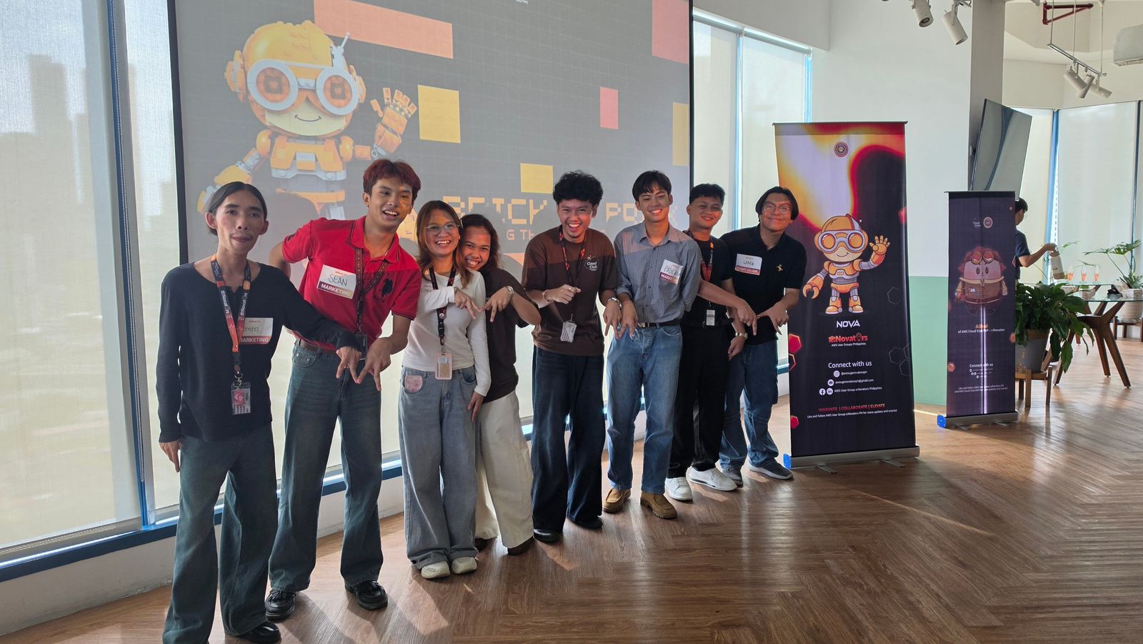 e:Novators marketing team
