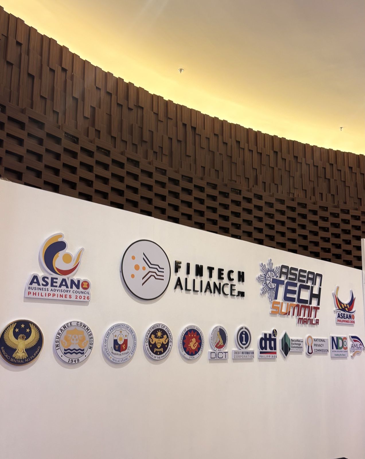 ASEAN Fintech Alliance wall