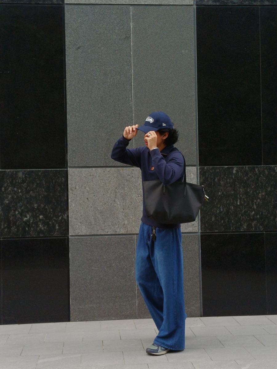Blue cap