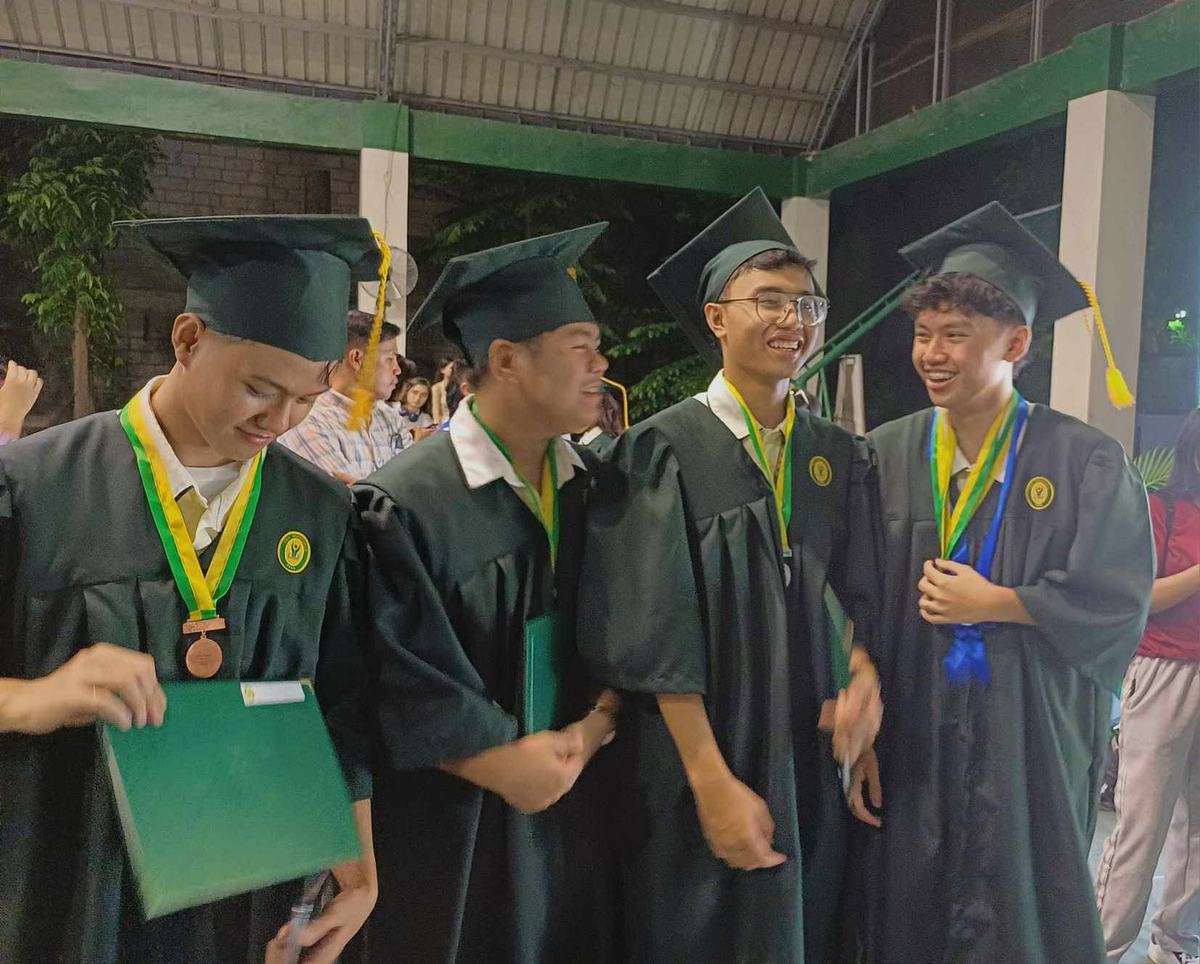 Graduation, with friends